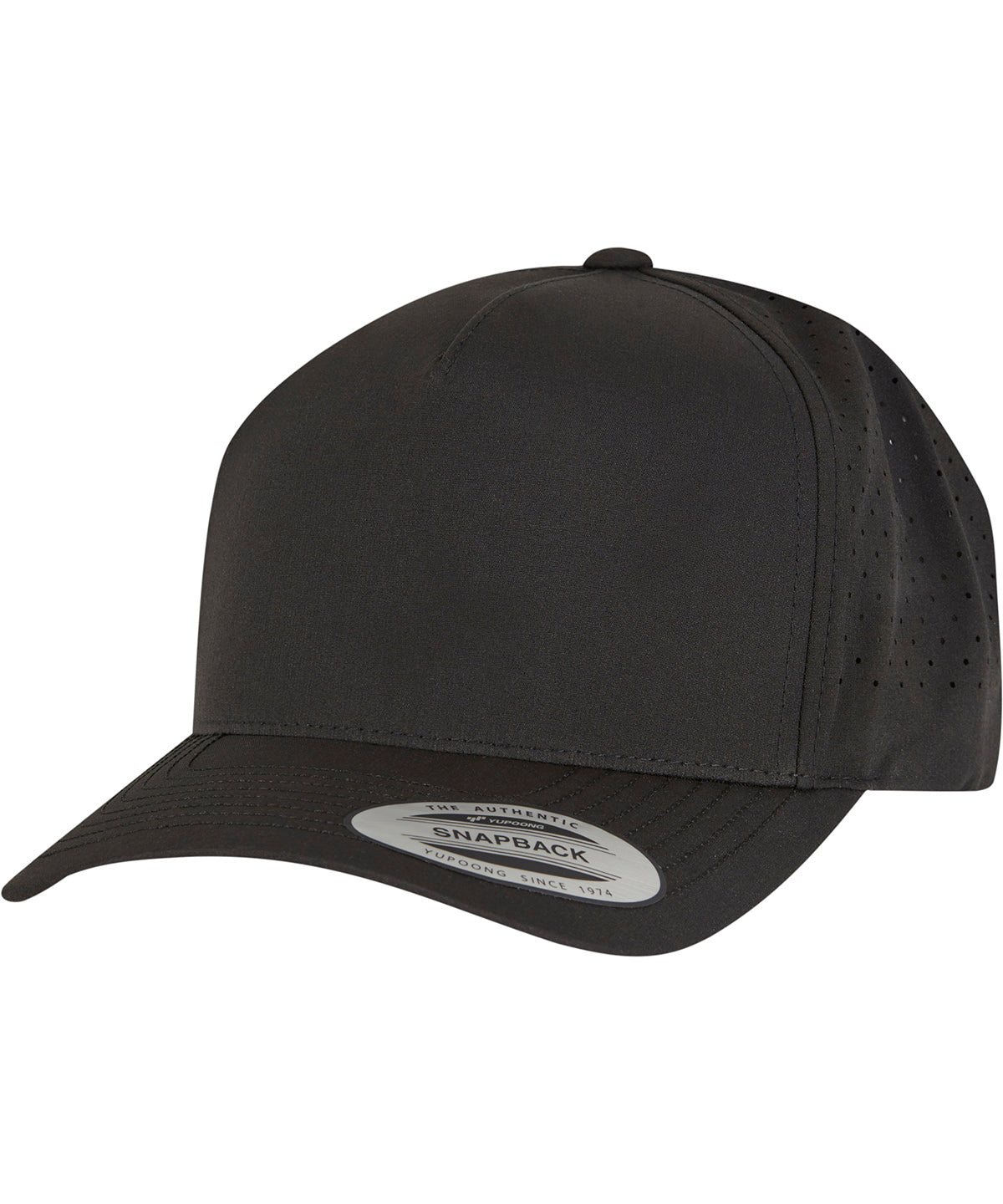 YP Classics® Gorra snapback de 5 paneles (5389AP) | Negro